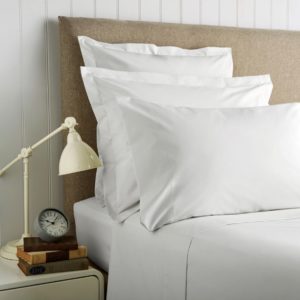 Christy '400 Thread Count Cotton Sateen' Oxford Pillowcase (Pair)