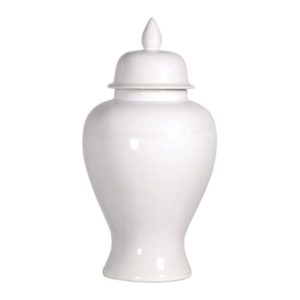 Large White Ginger Jar