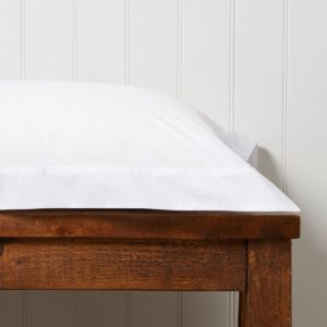 Christy Easycare Percale Plain Dye White